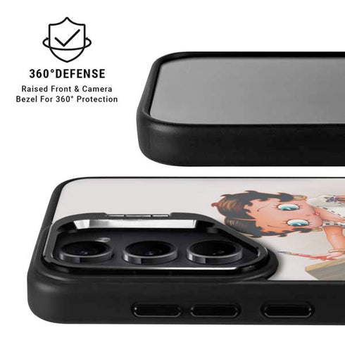 Betty Boop The Artist Galaxy S25 Ultra Kickstand Case